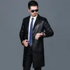 Heren Jackets Sheepskin Lederen Jacket Men Echte jas Top Kleding Mode Casual Trench Coats Male XHL337 230814