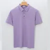 Polos da uomo Super 120s da uomo camicie polo in cotone mercerizzato estate semplici o camicia a manica corta abiti da uomo casual