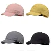 Tappi a sfera corta brim colore solido ombra regolabile uomo cappellino berretto da baseball primavera versione coreana protezione solare donne snapback papà cappello