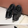 Sneakers 2023 Girls Leather Shoes Black Wednesday Children Performance Spring Autumn Princess Elementary School 230815