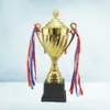 Decorative Objects Trophy Rewards Cup Metal Trophies Prize Football 29cm for Sports Competitions Match Competitive Christmas Birthday Party 230815