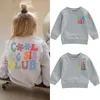 Familienübergreifende Outfits FocusNorm 0 6y Big Lil Schwester Herbst Sweatshirts für Baby Girls Langarmbuchstaben Lose Pullover Tops 230814