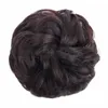Piller hårring peruk kemiska fiber peruker kontrakt fluffigt hår knopp lockigt hårring syntetiska hårförlängningar