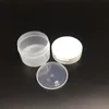 4オンス120g/ml詰め替え可能な白いプラスチックの空の化粧瓶の内側のフリップ蓋付きトラベルフェイスクリーム/ローション/化粧品ストレージコンテナpp cggkm