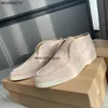 Jurk schoenen suede high top heren loafers platte schoenen rond teen slip op causale mocassins rijschoenen open walk schoenen vrouwen korte enkel laarzen 230814