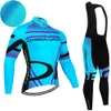 Cycling Jersey Sets Green Orbea Orca lange mouw fietsjack broek set mannen vrouwen 20d ropa ciclismo fiets maillot 230814