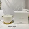 Factory Direct Parfym Candle 220g Incense Brand Lle Blanche Feuilles Dehors doftande Bougie Parfum Candles Long Oluft Fragrancesealed Present Box Fast Ship
