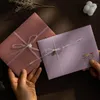 Envolvido de presentes 12pcs Kawaii Floral Envelopes para cartas de papelaria coreana Convite de festas de casamento DIY Escrita Adesivos de papel