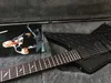 Ultra Rare Metallic Ltd JH-2 James Hetfield Matte Black Diamond Plate Explorer Электрогитара звезда Star Inlay China EMG Пикапы черное оборудование