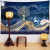 Wandteppiche Tintenmalerei Tapestry Wall Hanging Sty