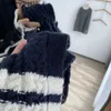 TB Wool Scarf Fashion осень и зимние мужчины и женщины в британском стиле четыре бара, сопоставление досуга Универсальная теплая шерстяная кисточка