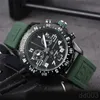 Designer relógio Montre Endurance Pro Avenger Mens relógios de alta qualidade Relloj 44mm Strap cronógrafo Wristwatch Rubber Silicone
