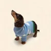 Dog Apparel White Cloud Sweater Pet Clothing Dogs Knitting for Dog Clothes Costume French Bulldog Print Cute Autumn Winter Blue Boy Mascotas 230815