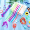 Halloween Toys 48PCS Colorful Noodle Stretchy String Fidget Sensory Elastic Strings for Birthday Party Favors Prizes Kids 230815