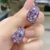 Stud Fashion Light Luxury Crystal Earrings Anti Allergiska örhängen Personlighet Mångsidig Highend Earrings Womens Jewelry Gifts 230814