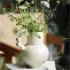 Vases French Style Handle Vase Ceramic Decoration Living Room Bedroom