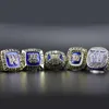 5 Cfl Winnipeg Blue Bomber Football Gray Cup Total Ring Set