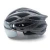 Capacetes de ciclismo Cairbull Ultralight Bicycle Helmetroad Bike de montanha MTB liderado com óculos de viseira removíveis para capacete Casco Accesorios 230815