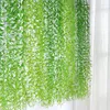 Decoratieve bloemen simulatie wilg hangende planten kunstmatige lange riet wijnstokken groen planten plastic beugelplan