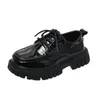 Sneakers 2023 Girls Leather Shoes Black Wednesday Children Performance Spring Autumn Princess Elementary School 230815