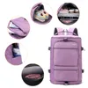 School Bags IKE MARTI Large Capacity Women Shoulder Travel Backpack Lady Weekend Sports Yoga Luggage Zipper Bags Multifunction Crossbody Bag 230907