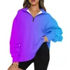 Fitnesskleidung übergroße Damen Pullover Mode lässig Frauen warm warmes Sweatshirt Langarm V extra leichte Schweißhemden Frauen Frauen