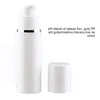 15 30 50ML Empty refillable white high-grade airless vacuum pump bottle Plastic cream lotion Container Tube Travel Size Aaffc