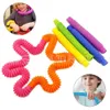 Pull Telescopic Tube Popular Sensory Toys Adult Restless Children Decompression Toy Vent Plastic Bellows Squeeze Toys