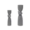 Candle Holders Simple Black And White Striped Kink Candlestick Resin Ornaments Living Room Dining Table Decorations Decoration