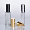 Atomiseur de parfum Long et mince de 10ML 1/3Oz, forme carrée, vide, rechargeable, bouteilles de pulvérisation en verre transparent, pulvérisateurs de voyage Mxfmg