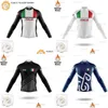 Cycling Shirts Tops Winter Jerseys 2022 Italy Team Mountain Bike Bicycle Clothing Men Long Sleeves Ropa De Ciclismo Warm Jacket Dr Dhmow