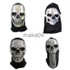 Itens de novidade e8bd halloween skull máscara de terror figur crafts ornament decorativo j230815