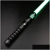 Светодиодные светильники TXQSaber RGB LightSaber Metal Hilt 12 Изменение цвета 0 Set Sounfonts Blaster Foc Lock Up Sabre Cosplay Toys 220808 DH6ZD