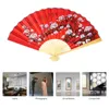 Decorative Figurines Po Fan Chinese Decorations Folding Wall Hanging Craft Paper Headboard Tassel