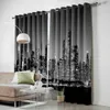 Curtain Night Panorama City Luxury Home Curtains Modern Home Supplies Living Room Bedroom Custom Curtains R230815