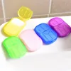 Travel Hand-washing Soap Paper Multifunctional Aroma Sliced Cleaning Paper Disposable Boxed Mini Soap Igkha