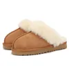 Botas Designer Tasman Chinelos Chesut Fur Furry Slides Shearling Mules Mulheres Ultra Mini Plataforma Botas Slip-on Fluffy Slipper Camurça