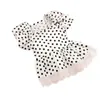 Abbigliamento per cani abito da principessa Princess Summer Cucciolo Sweet Dot Dot Gat Fashion Lace Shirt Small Abbigliamento morbido Yorkshire Chihuahua Poodle