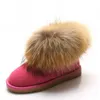 Vestido sapatos de moda 2022 de alta qualidade boots de neve feminina botas de couro genuíno inverno quente botas de neve no tornozelo frete grátis x230519