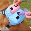 Dog Apparel Harness Leash Set Portable Pet Backpack Outdoor Puppy Snacks For Dogs Cats Chihuahua Pug Bag Bulldog Supplies 230814