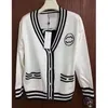 2023 damestruien Cardigan gebreide tops c letter mode klassieke designer borduurwerk afdrukken casual kleding trui vintage pure kleurjas