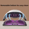 Nail Dryers Max UV LED Lamp For Dryer Manicure Drying 66LEDS Gel Varnish With LCD Display Salon 230814