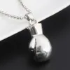 Подвесные ожерелья модные творческие металлические боксерские перчатки ожерелье личность боксер подарки мужчины женские ювелирные аксессуары