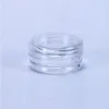 Jar barattolo di plastica cosmetico da 2 ml/2 grammi 28x13mm Coperchio trasparente Dimensione del campione rotondo per ombre di crema cosmetica Gioielli in polvere E-Liqui CTRV CTRV