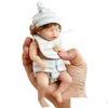 Dockor 6 tum 15 cm mini Reborn Baby Doll Girl fl Body Sile Realistic Artificial Soft Toy With Roooted Hair Drop 220315 Leverans Toys GI DH9HD