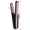 USB Rechargeable Cordless Hair Straightener and Curler - 2-in-1 Hair Styling Tool for Smooth and Shiny Hair