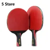 Table Tennis Raquets Huieson 4/5/6 Stars Table Tennis Rackets Double Pimples-in Rubber Profession Training Powerful Ping Pong Paddle Bat With Bag 230815
