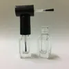4 ml Empty Nail Polish Bottles Square Shape Nail Polish Clear Bottles with Brush Cap for DIY Cosmetics Cbxol
