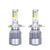 المصابيح الأمامية للسيارة C6 LED 72W 7600LM COB BBS H1 H3 H4 H7 H11 880 9004 9005 9006 9007 تصفيف الأضواء المتساقطة الهواتف المحمولة النارية DHSHI