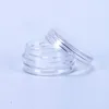 Pot vide en plastique transparent de 2ML, couvercle transparent de 28x13MM, Pot de 2 grammes, taille d'échantillon pour crème cosmétique, ombre à paupières, poudre d'ongles, bijoux e-liquide Mrwel